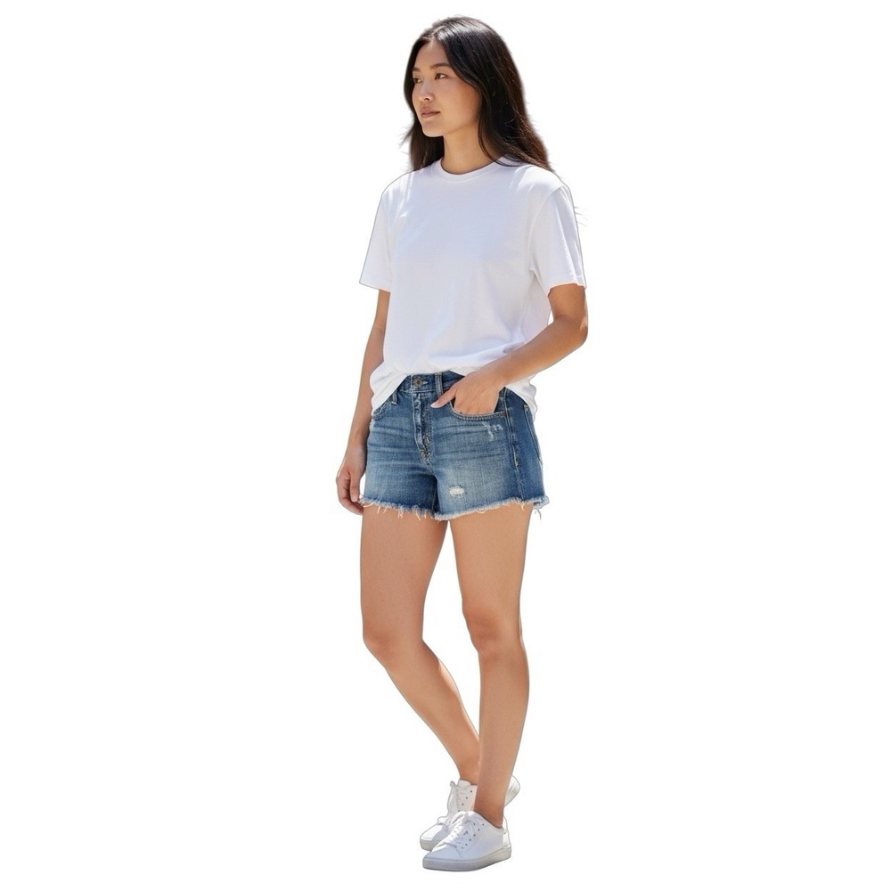 Polo Ralph Lauren The Crosby Relaxed Distressed Vintage Denim Shorts Women's‎ 26